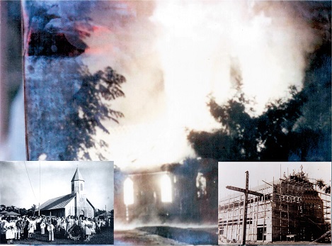 11 Fogo Destruiu A Igreja Matriz De Jussara Em 16 De Dezembro De 1960